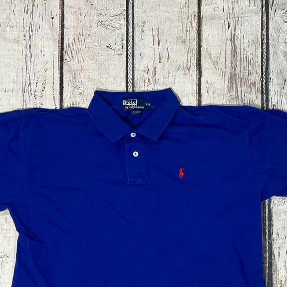 Polo by Ralph Lauren Men's Blue Polo Golf Short Sleeve Summer Shirt - Picture 4 of 6